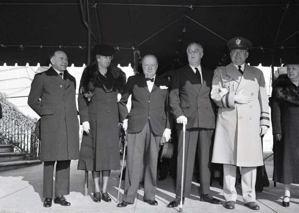 1941: Winston Churchill visits a country at war